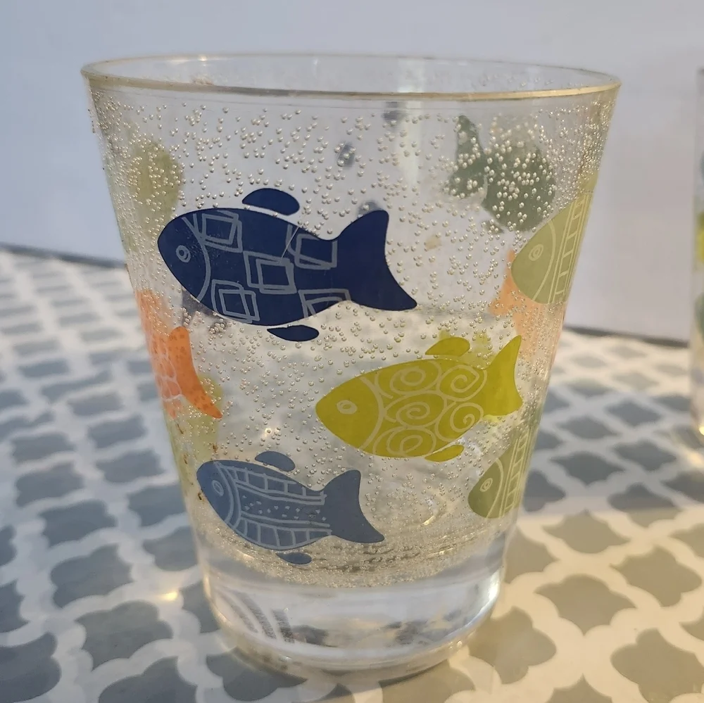 Plastic Fish Cups NWOT